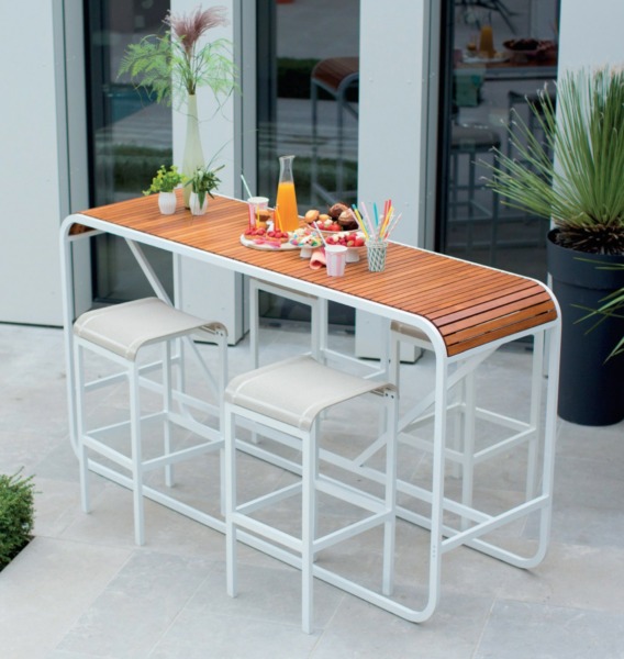 Table Tandem avec tabouret de la marque EGO Paris