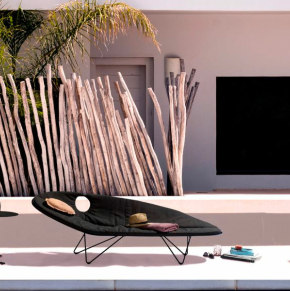 chaise-longue-wire-joli Chaise Lounger Wire avec coussin de la marque Joli
