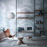 Le-soleil-jour-Foscarini Lampe suspendue Soleil LED de la marque Foscarini