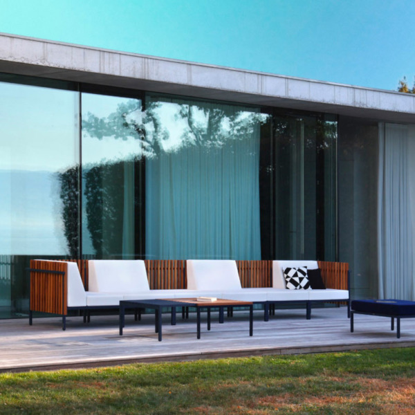 SUTRA_EGOPARIS_TECK Fauteuils modulable Sutra d'extérieur de la marque EGO Paris