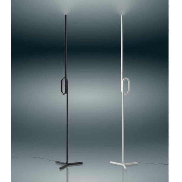 Lampadaire Tobia Foscarini Ce lampadaire TOBIA du designer Ferrucio Laviani est une véritable sculpture, avec une forme singulière et un choix de cinq coloris.