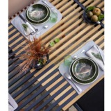 Set de table Sutra EGO Set de table SUTRA EGO Paris est un mariage entre le tissu Batyline et Docril parfait pour un usage en exterieur. Disponible quatre coloris.