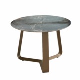 Curve coffee table round joli