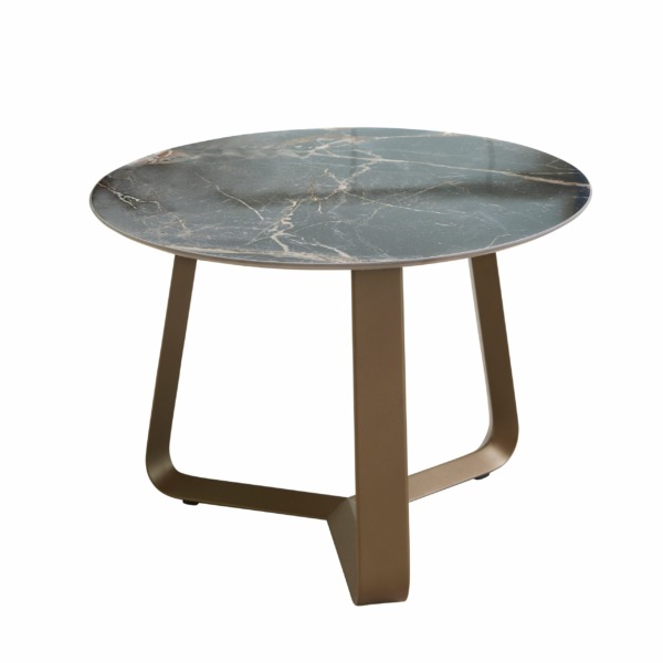 Curve coffee table round joli