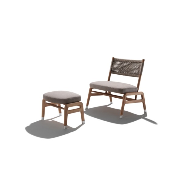 FLEXFORM_ORTIGIA_fauteuil et pouf