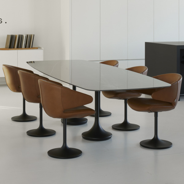 Table Céramique Double Central JOLI design