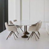 Table Céramique Double Central JOLI Design