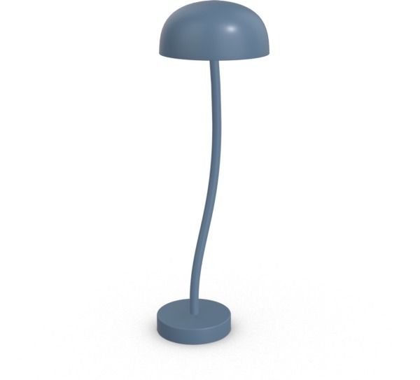 CURVE table lamp - Pigeon Blue Large_zero_lighting