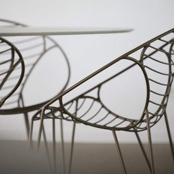 Wire Chair Bronze 4