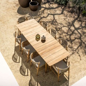 Table NOA teck de Jardinico