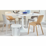 artifort-clarion-eettafel-bruin-eikenhout-e00017521-2 table tulip clarion Artifort