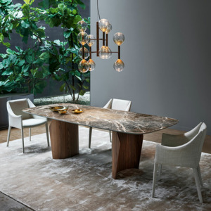 table flame wood Bonaldo