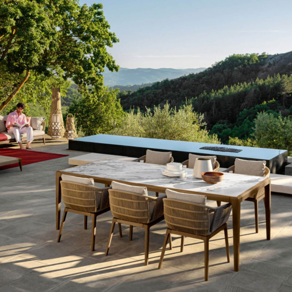 table cruise talenti teck bois extérieur
