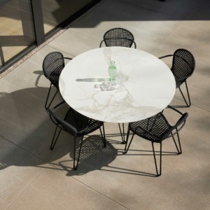 table céramique ronde joli wire