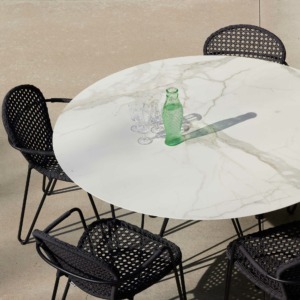 table céramique ronde joli wire