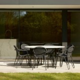 joli_Wire-ronde-Calacatta-Naturale---Fizz-Dining-Chair-2- table céramique ronde joli wire