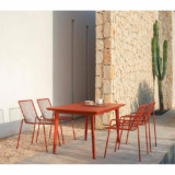 Emu_tavolo-plus4-poltroncina-rio-r50-emu-esterno-giardino-acciaio-rosso-acero table emu plus4