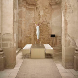 gbmodular-dining-table-300-dining-armchair-dark-gold-02 gbmodular table gandia blasco